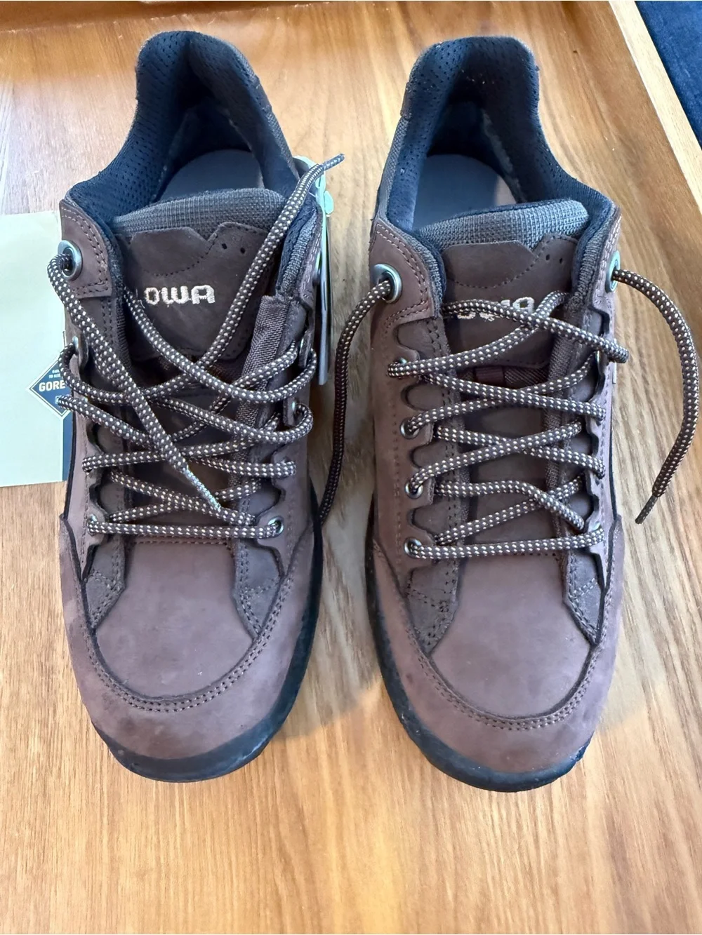 Lowa Brown and Black Gore-Tex Men’s Hiking Boots